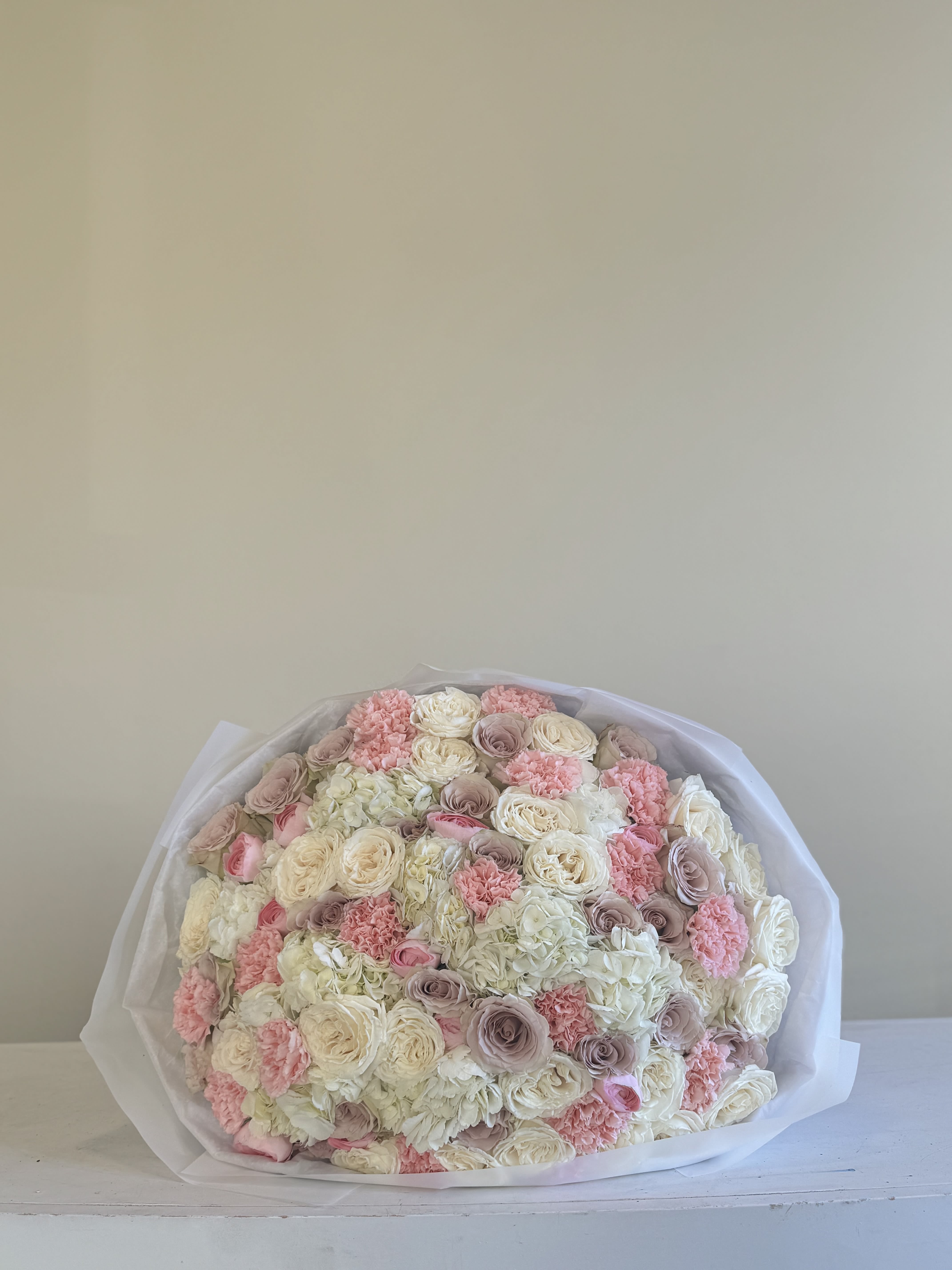 bouquet for marriage proposal in light pink tones - bouquet for marriage proposal in light pink tones