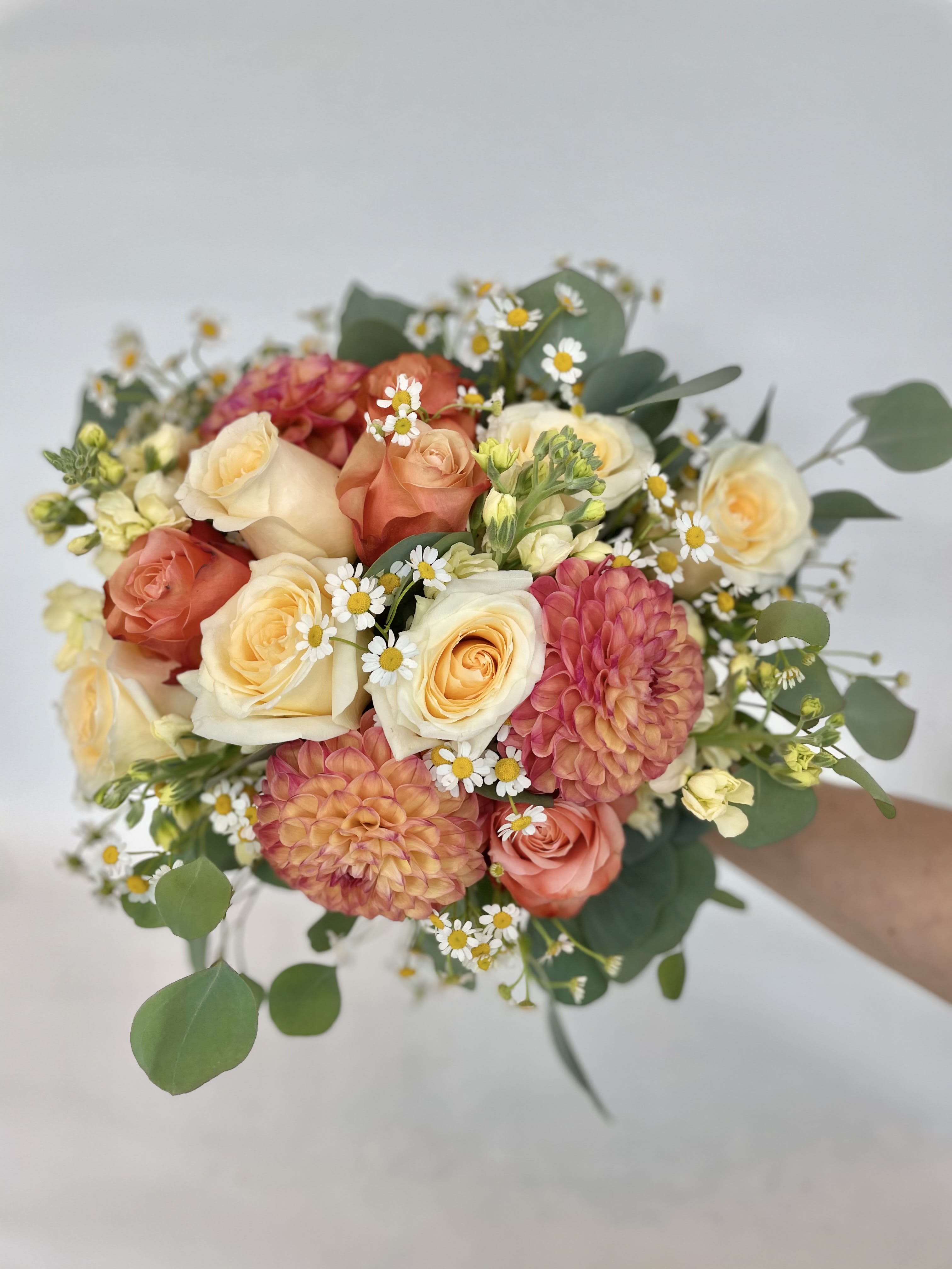 Bridal Bouquet - Beautiful brides bouquet approximately 15 inches wide by 7 inches tall 