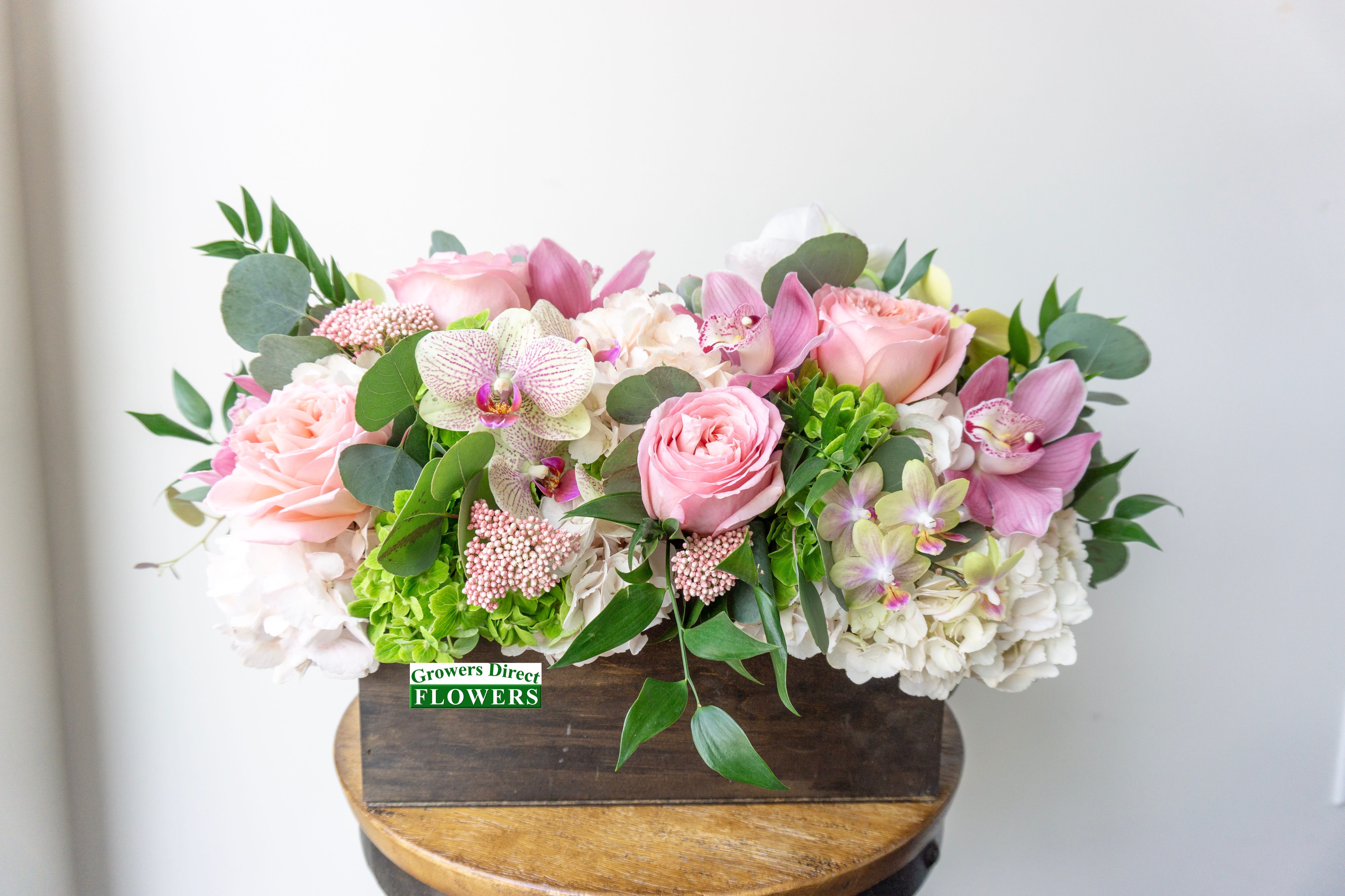 Blush Mix Box  - Beautiful blush flowers mixed with the best flowers.  