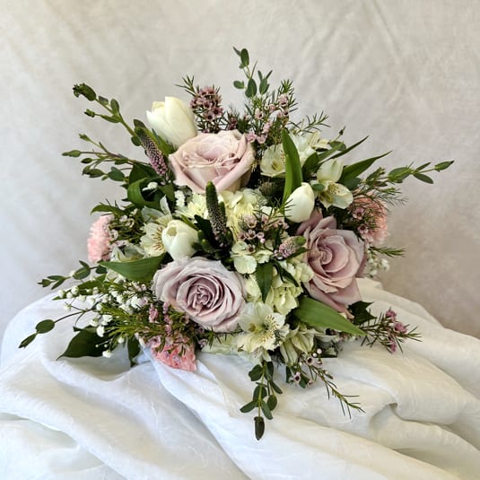 Pink &amp; White Prom Posie  - This perfect posie is just what you need to enhance your prom! 