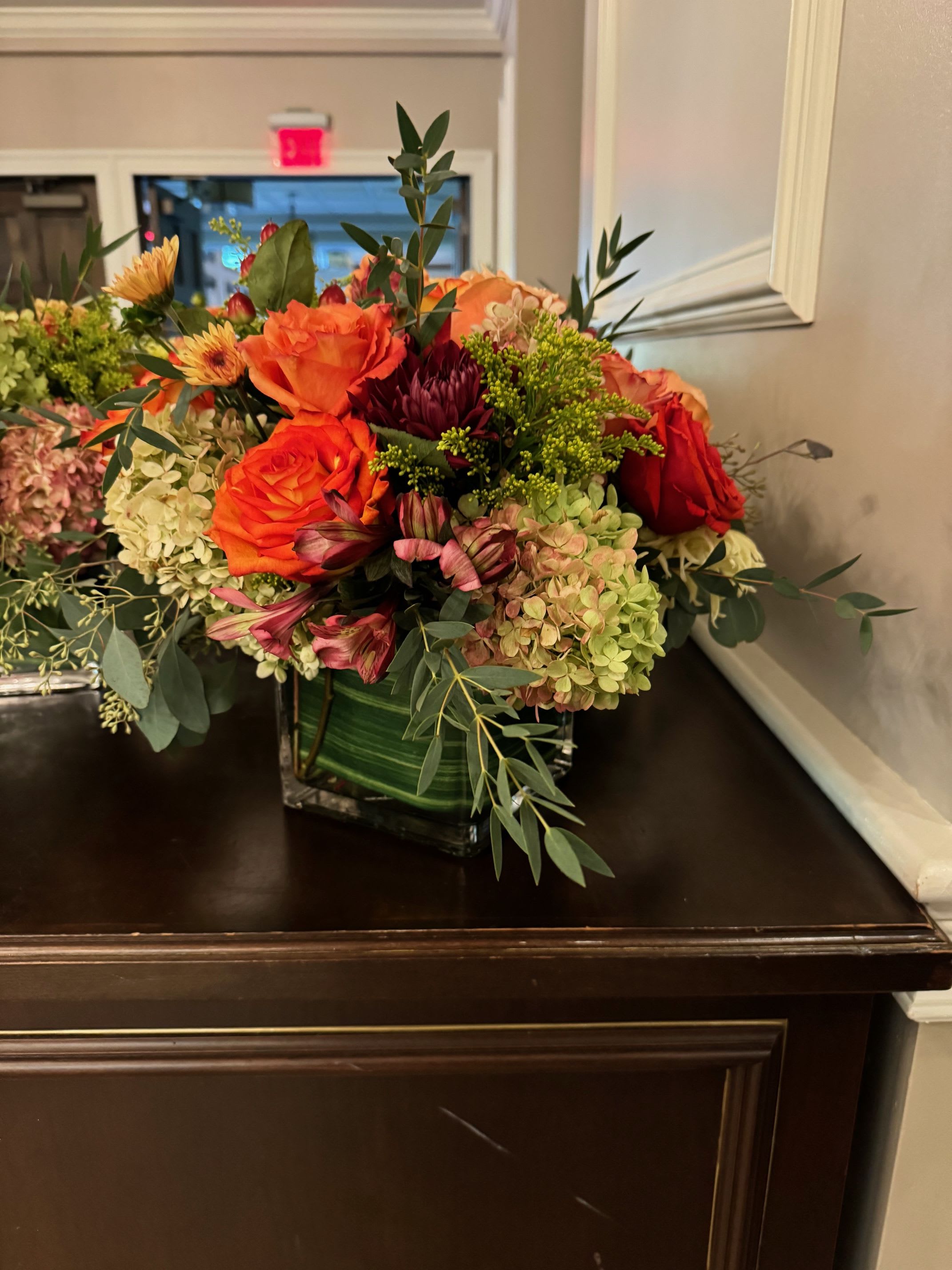 Hello Fall - Beautiful fall color arrangement