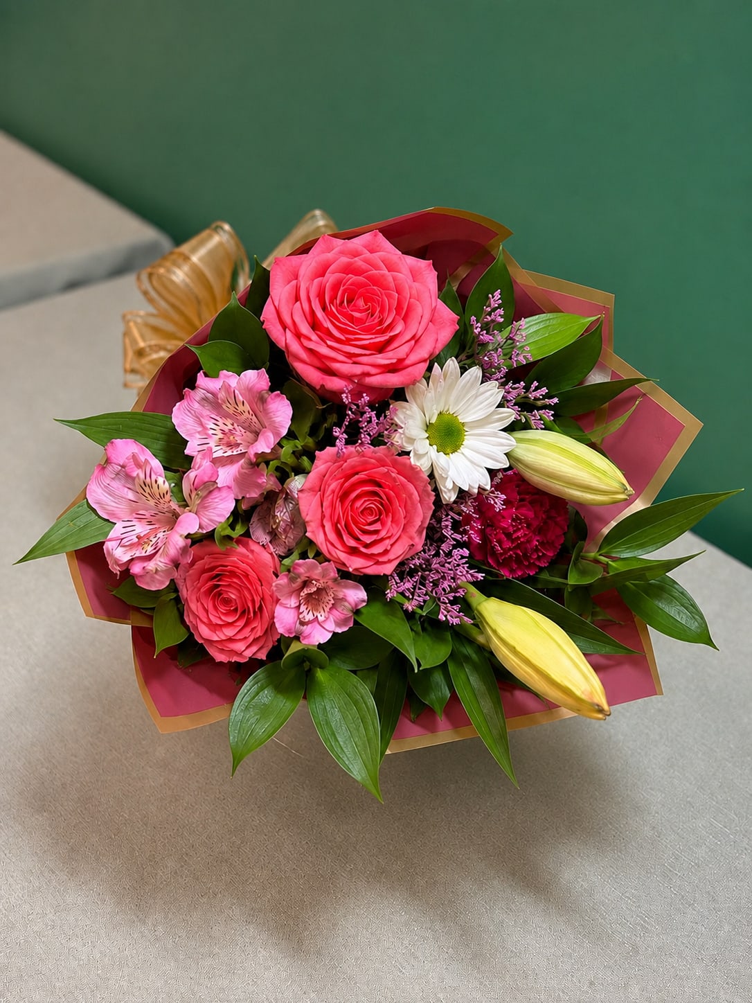 Blushing Beauty Bouquet  - A beautiful hand-designed bouquet featuring a fresh mix of seasonal flowers in soft pink, white, and complementary tones with lush greenery. Flower varieties may vary based on availability, but every bouquet is created with the same style, quality, and value.