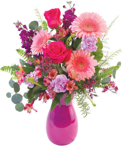 Lovely Pinks Bouquet by Flower Shop Network  - Perfectly Pink arrangement 