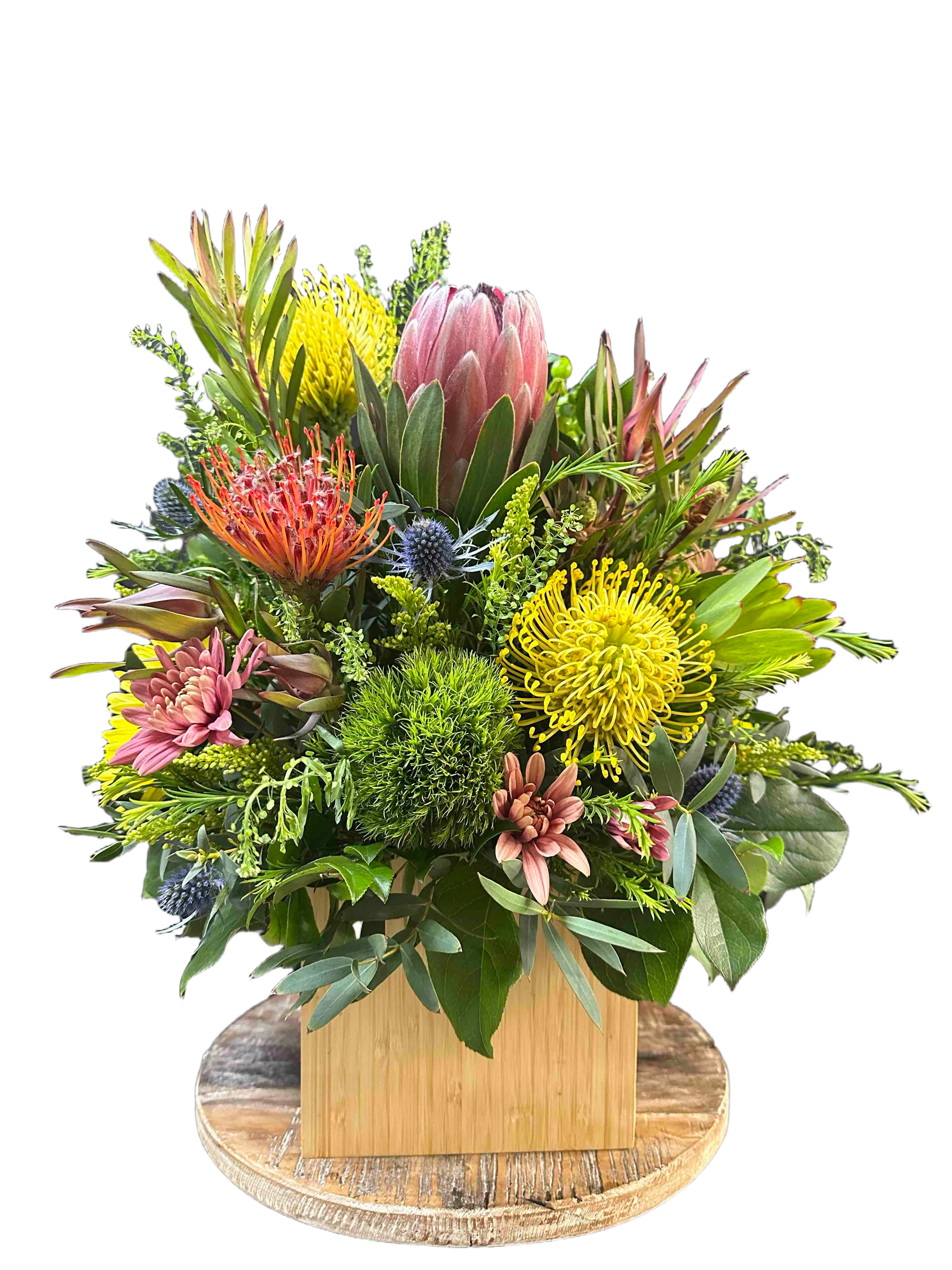 Large Wildflower Protea Box - Large Wildflower Protea Box