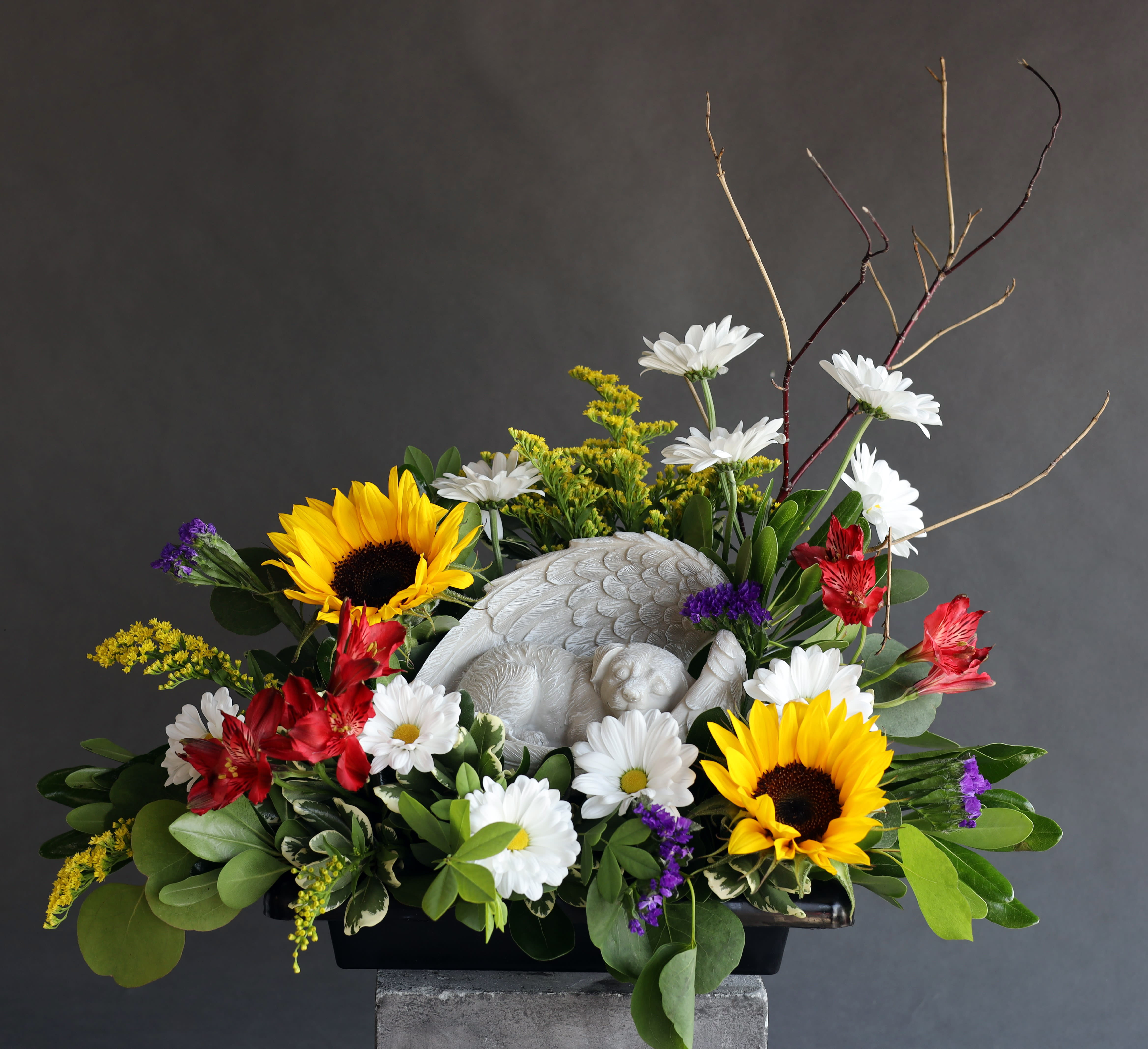 Hard Goodbyes - The loss of a fur baby can be quite the hard goodbye. This doggy keepsake can be used as a remembrance piece or as a burial marker. 