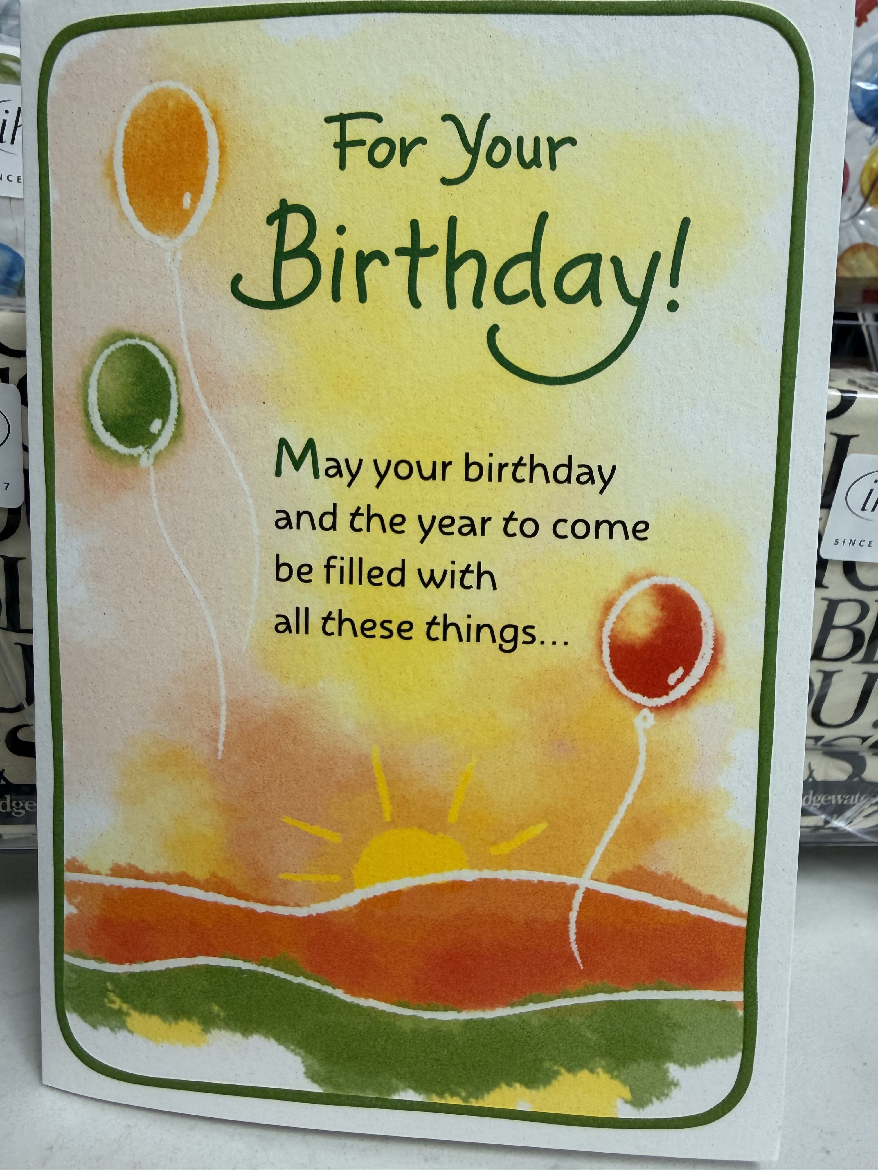 Add a card for any occasion - Make your gift complete with a card. 