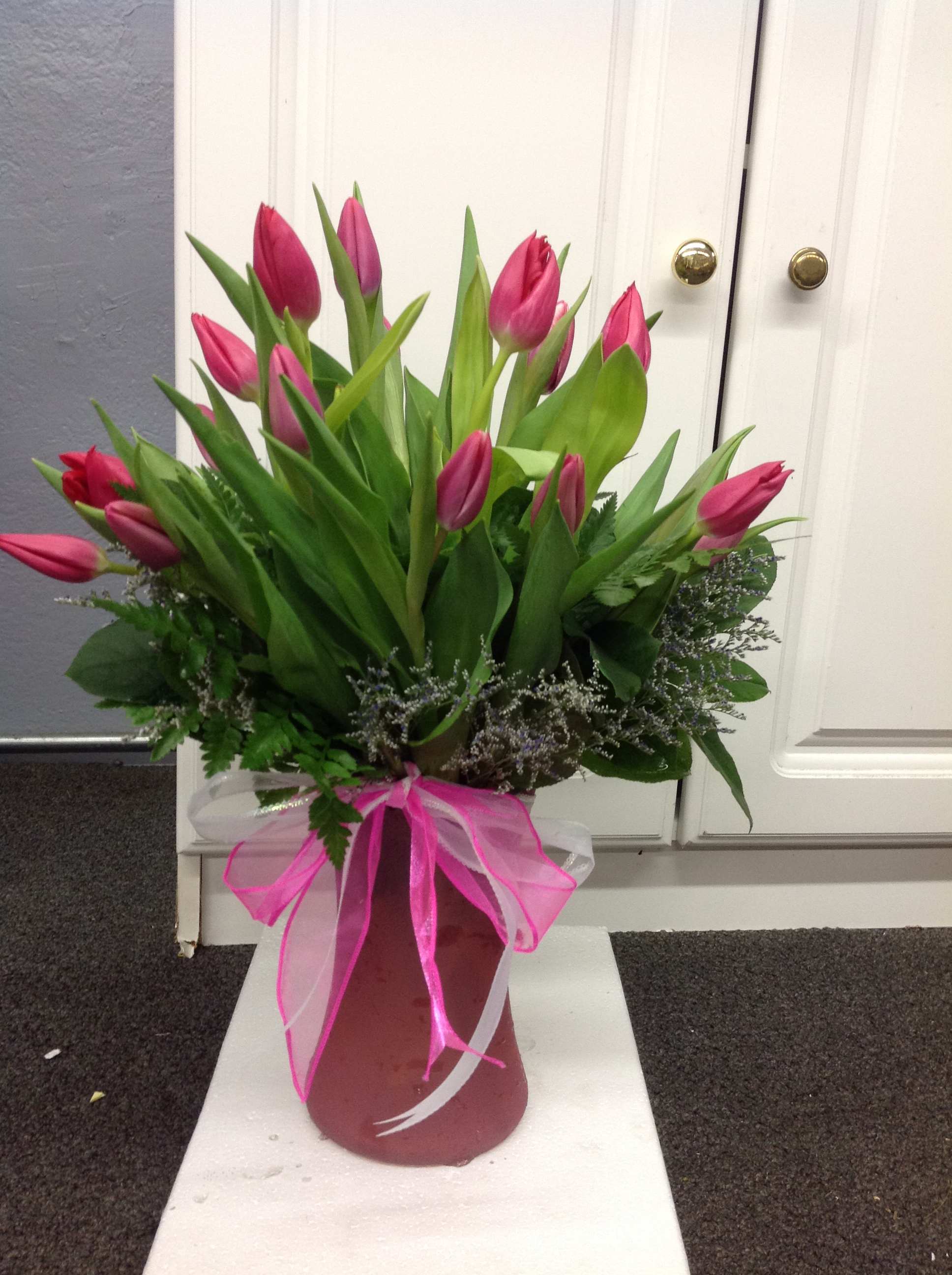 Pink tulips - 20 pink tulips.