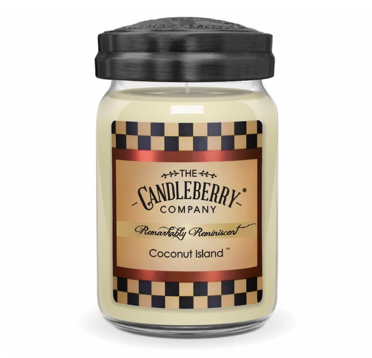 Coconut Island™ - Large Jar Candle - Description: A long search for the island atmosphere gave us this tropical fruity coconut dream, with exotic tanning oils, island botanicals, and salty sea air. Sit back, sink your toes into the warm, white sands, and enjoy the calm while lighting a Coconut Island scented candle!  Scent Notes: Top: Orange Zest, Banana Leaf, Lime Mid: Peach, Coconut Milk, Mango Base: Vanilla, Musk, Pineapple  Product Details: Burn Time: 135-155 hours Wax Info: Soy Blend Wicks: Single wick - 100% lead-free Produced: Proudly Made in the USA Formula: Made with Advanced Fragrance Technology, Highly Scented, Clean burning