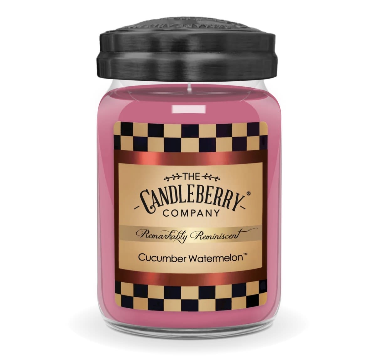 Cucumber Watermelon™ - Large Jar Candle - Description: A wonderfully crisp and juicy classic, opening with refreshing cucumber before settling into the irresistible sweetness of ripe summer watermelon.  Scent Notes: Top: Refreshing Cucumber, Ripe Watermelon Middle: Honeydew, Juicy Pear Base: Fruit Nectar, Sweet Sugarcane  Product Details: Burn Time: 135-155 hours Wax Info: Soy Blend Wicks: Single wick - 100% lead-free Produced: Proudly Made in the USA Formula: Made with Advanced Fragrance Technology, Highly Scented, Clean burning