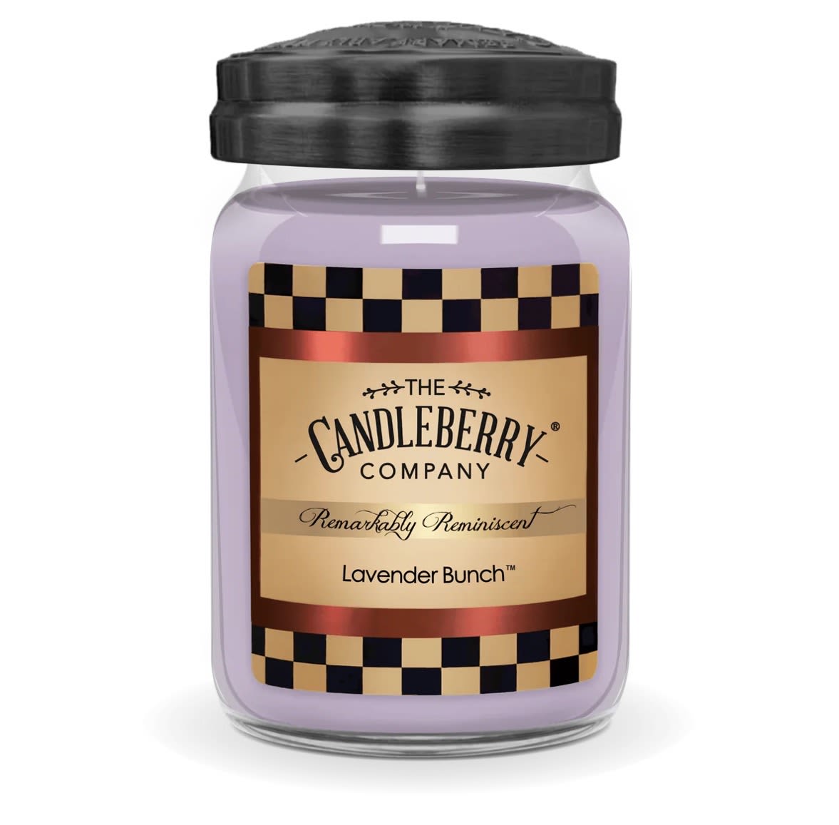 Lavender Bunch™ - Large Jar Candle - Description: Lavender Bunch has delicate floral notes of lavender blended harmoniously with the warm sweetness of vanilla, creating a serene and calming fragrance.   Scent Notes: Top: Lavender, Bergamot, Vanilla Middle: Lemon, Jasmine, Tonka Bean Base: Sandalwood, Musk, Amber  Product Details: Burn Time: 135-155 hours Wax Info: Soy Blend Wicks: Single wick - 100% lead-free Produced: Proudly Made in the USA Formula: Made with Advanced Fragrance Technology, Highly Scented, Clean burning