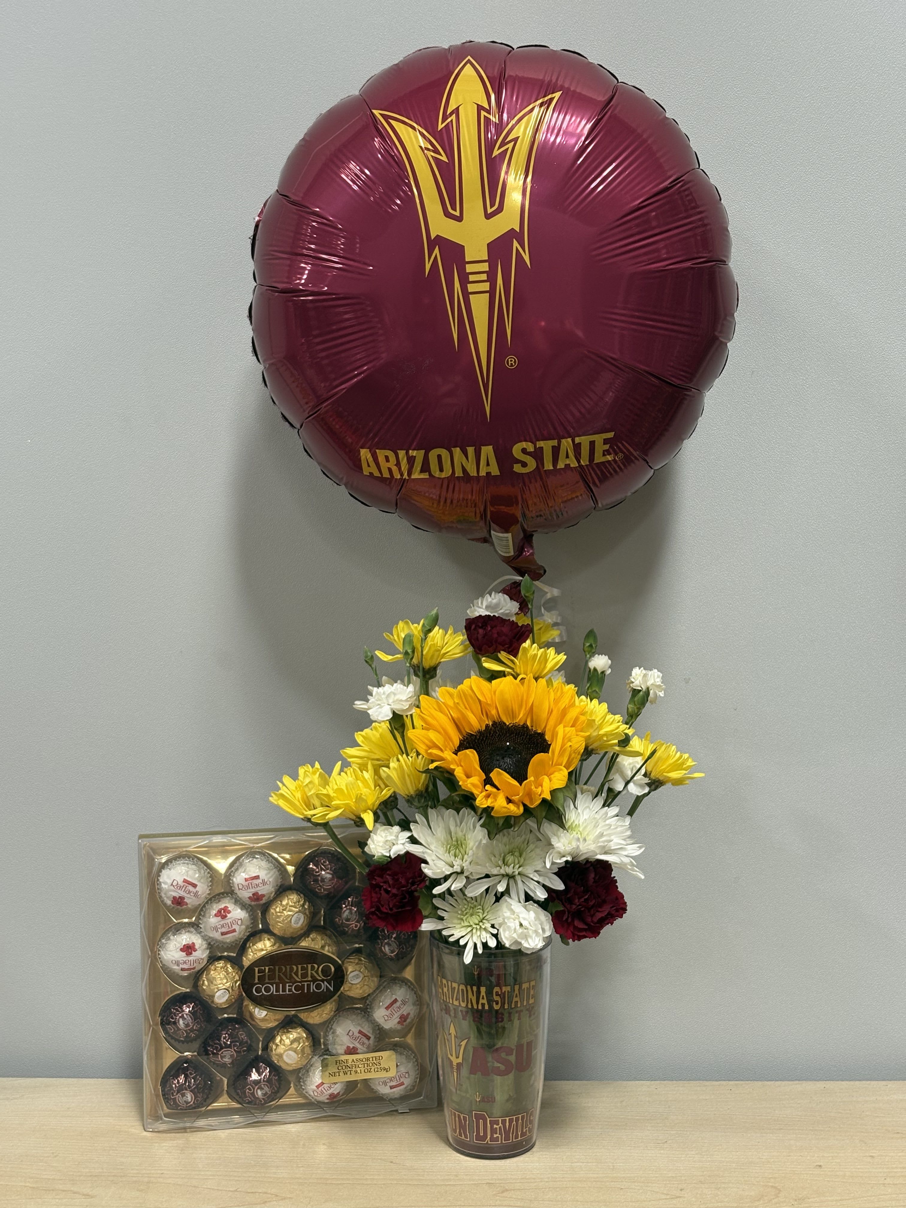 Sun Devil Floral &amp; Chocolate Trio - As shown 