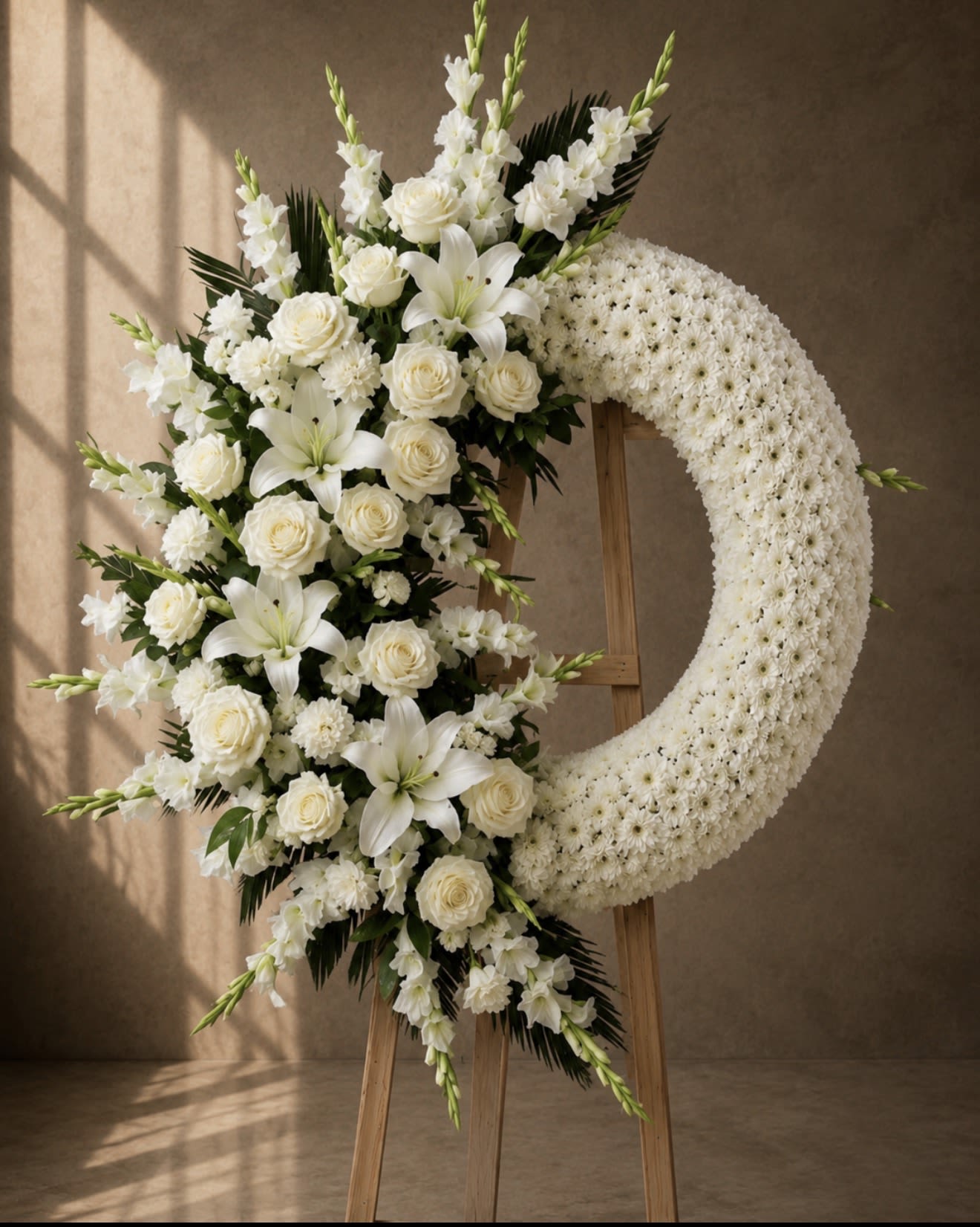 Infinity’s Sympathy Wreath - Breathtaking wreath with one of a kind design... 