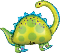 36" Brontosaurus Jumbo Mylar - An over-sized Brontosaurus for the dino-lover in your life.