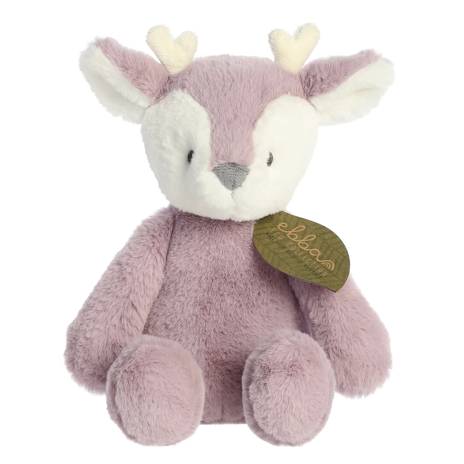 Fawn the Deer Plush - Select this adorable 12.5" purple deer plush that is soft and cuddly that makes a great gift. 