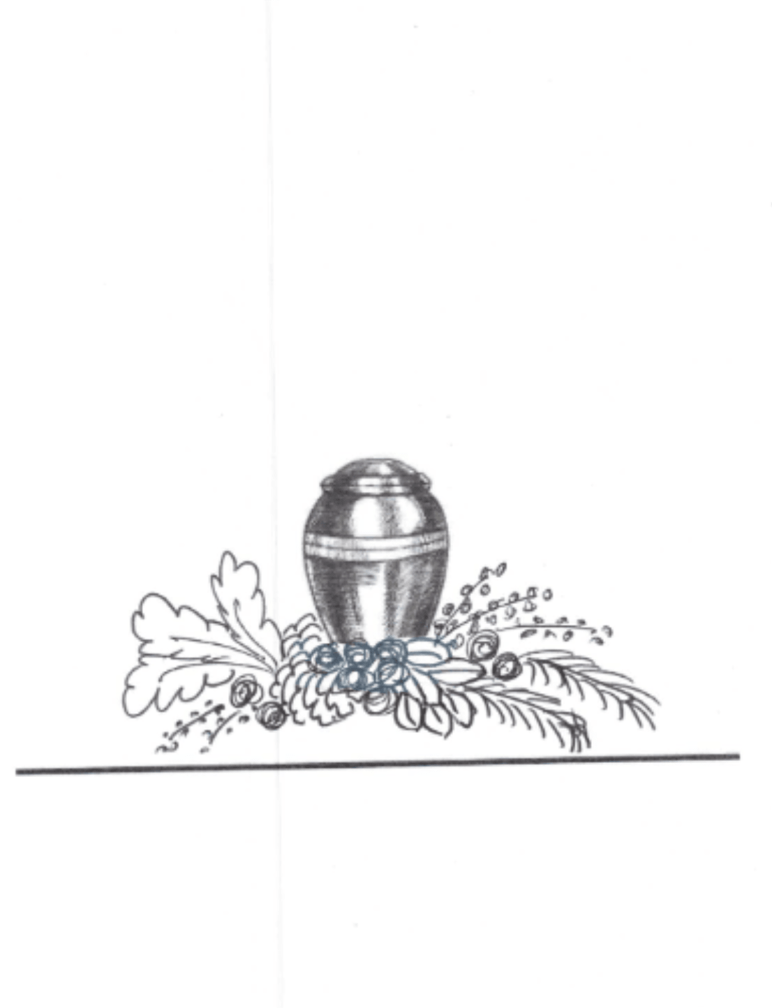 Urn Spray - Surround - An arrangement for the urn to be set in with low flowers flowing outward.  Please note preferred colors and any specific flower requests in the order notes.