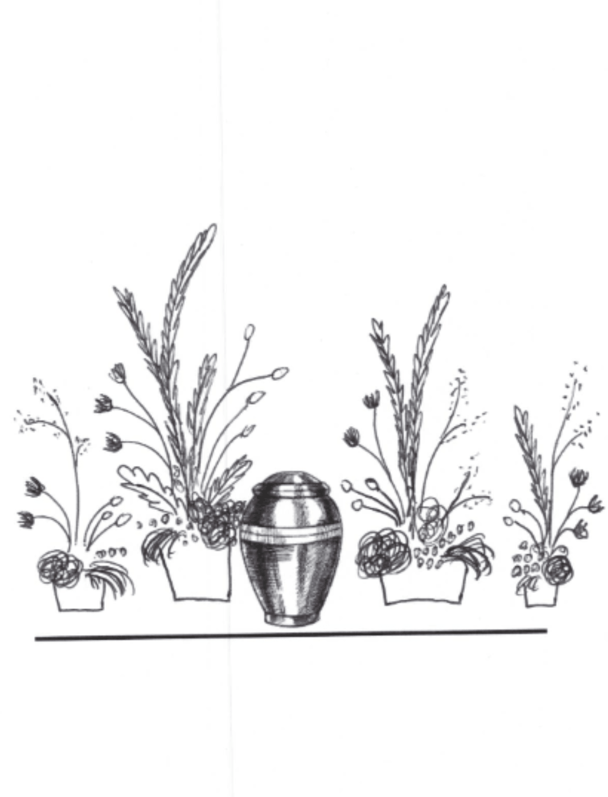 Urn Spray - Grouped - A grouping of varied sized arrangements to accompany the urn.  Please note preferred colors and any specific flower requests in the order notes.
