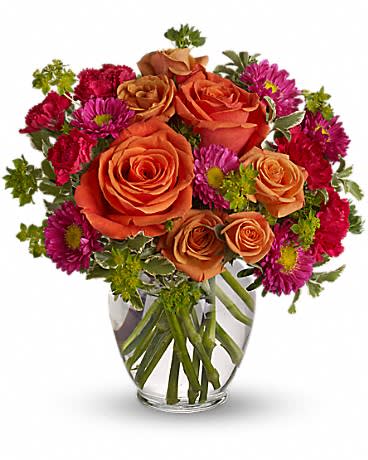 How Sweet It Is - How sweet it will be when this dazzling arrangement arrives at someone's door. Very vibrant. Very vivacious. And very very pretty.