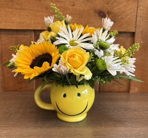 Happiness is . . . - Happiness is . . . this mug of sunny blooms!