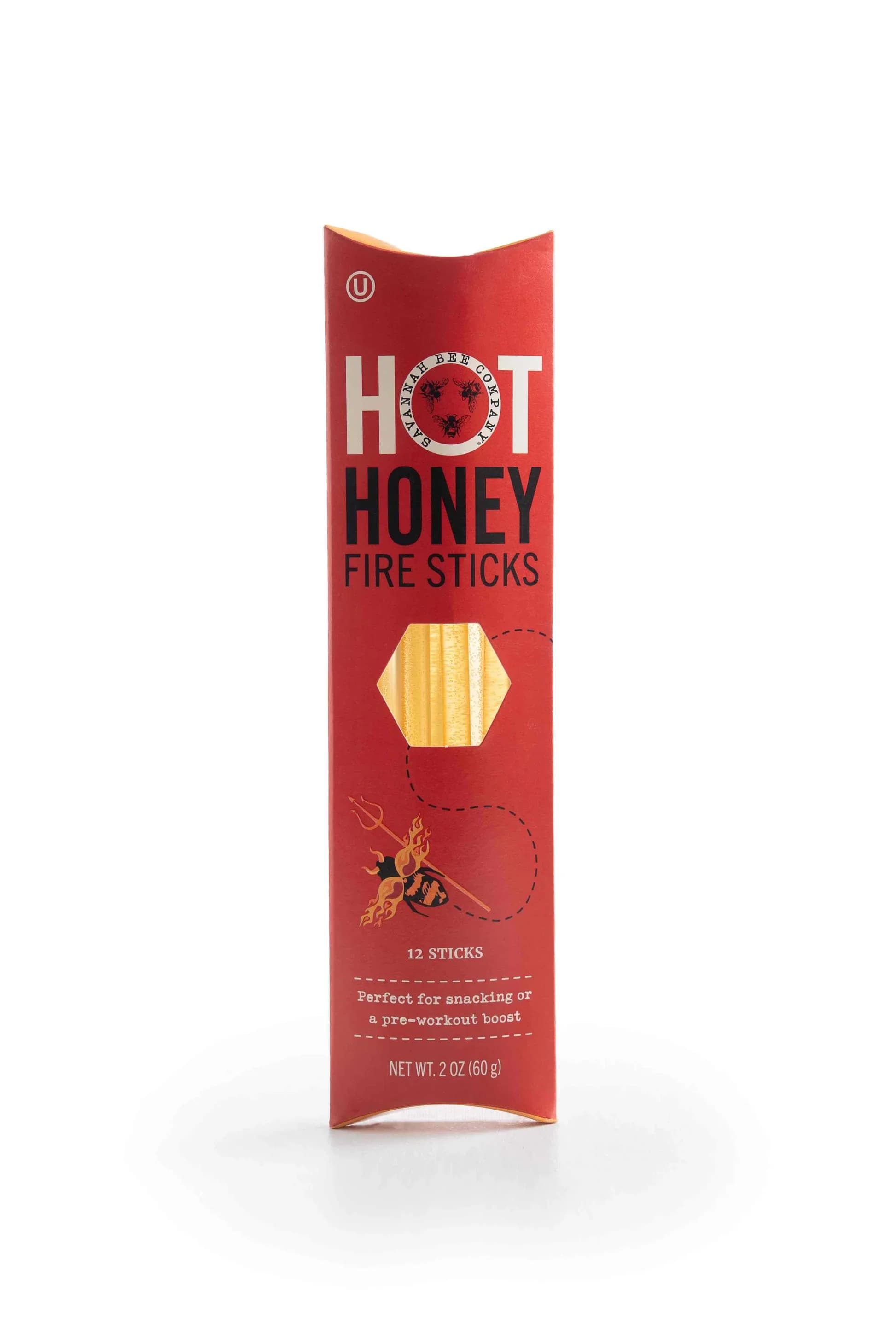 Hot Honey Fire Sticks - A honey straw that brings the heat! SBC Fire Sticks are a smoother (only 70% the heat) version than our regular Hot Honey to spark your taste buds. Fire up picnics and takeout with this sizzling grab-and-go condiment, boost your body before a workout, or savor anytime for a flaming sweet, healthy treat.  Scotch bonnet and habanero peppers are among the spiciest on earth—but that doesn’t keep the bees from pollinating their flowers!