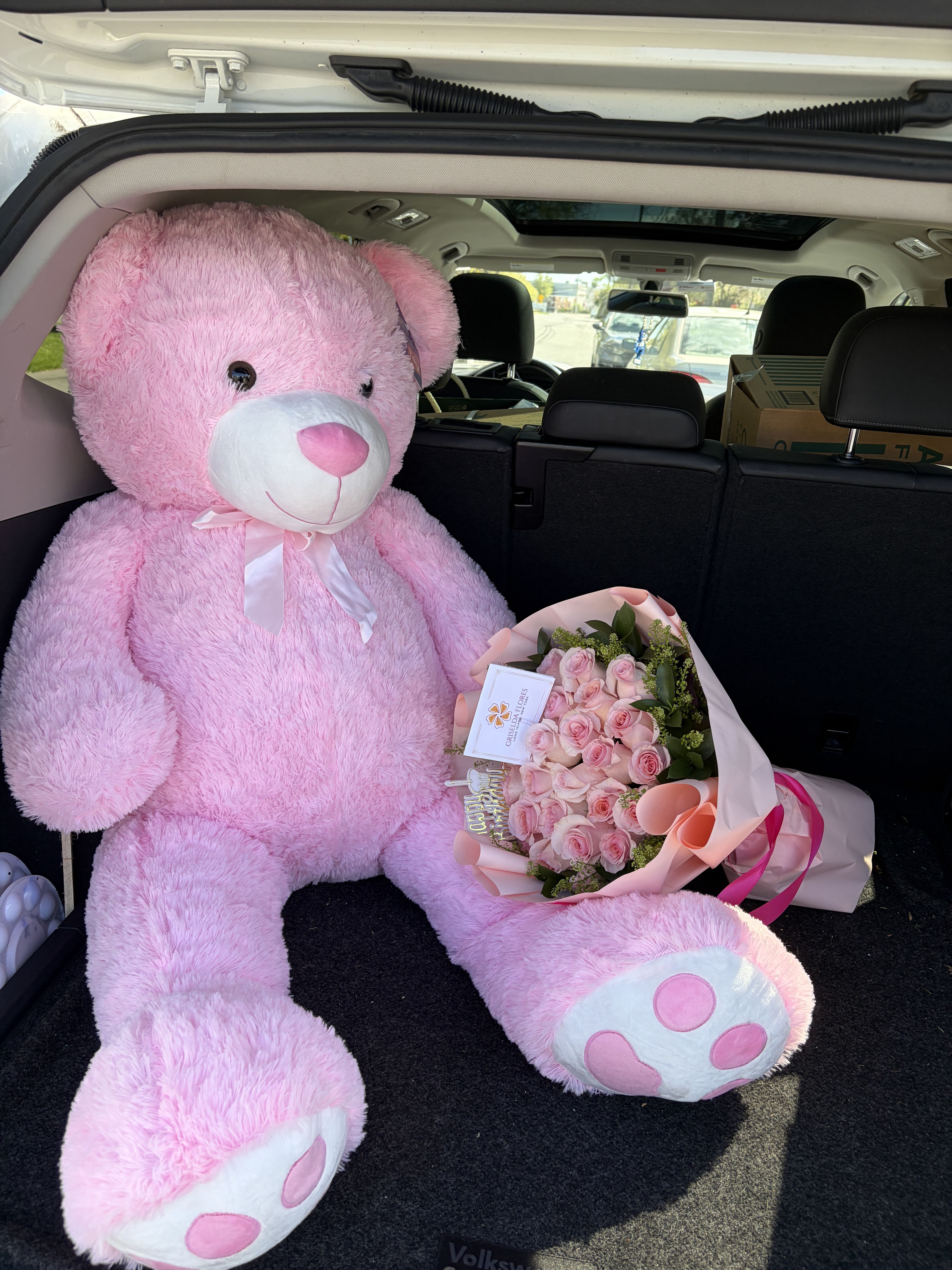 Regalo para quinceañera rosas y peluche - Regalo para quinceañera rosas y peluche