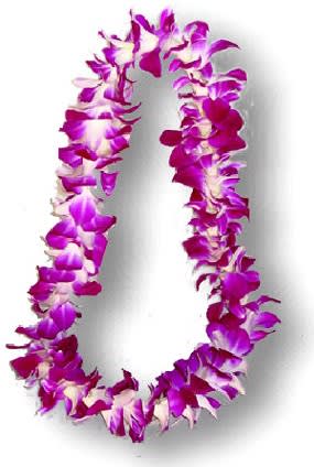 Orchid Lei - FULL Orchid lei for all occasions  