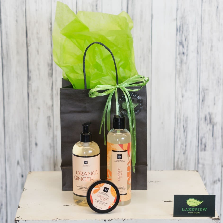 Relaxation - Send someone the gift that keeps on giving, a relaxation bag filled with wonderfully scented goodies! This gift bag features a Bath and Shower Gel, Moisturizing Hand and Face Wash, and Ultra-moisturizing Body Butter all in a coordinating scent! Looking for even more product? Upgrade to Deluxe or Premium!  Approximate Dimensions: 13"H x 8"