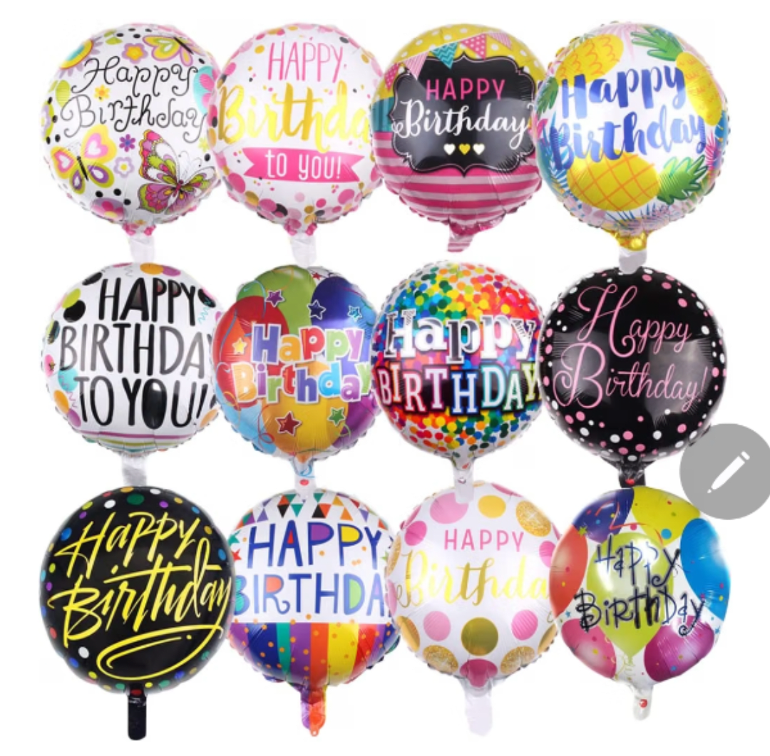 Happy Birthday Mylar Balloons - Happy birthday mylar balloons are the perfect gift or add on to any order