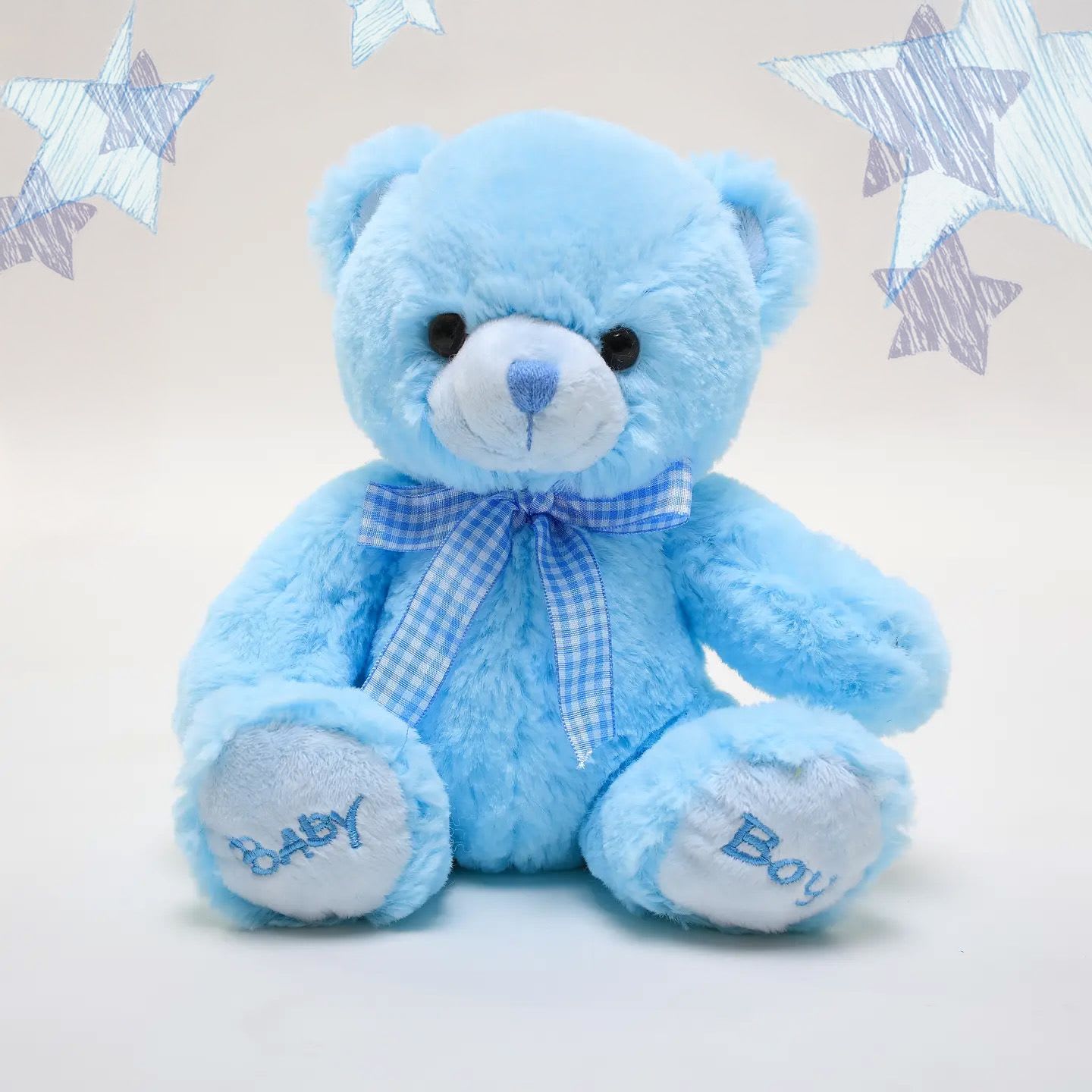 Plushie | Baby Boy Keepsake - 9" Baby Boy Teddy Bear Plushie