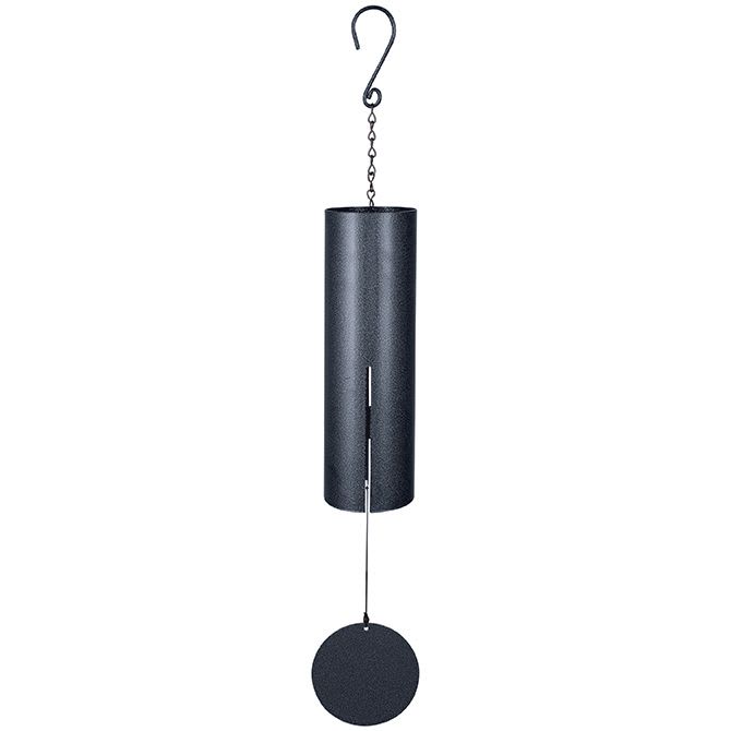 36" MIDNIGHT BLUE FLECK CYLINDER SONNET - A large, midnight-blue sonnet chime, could be used for funeral services or for around the house