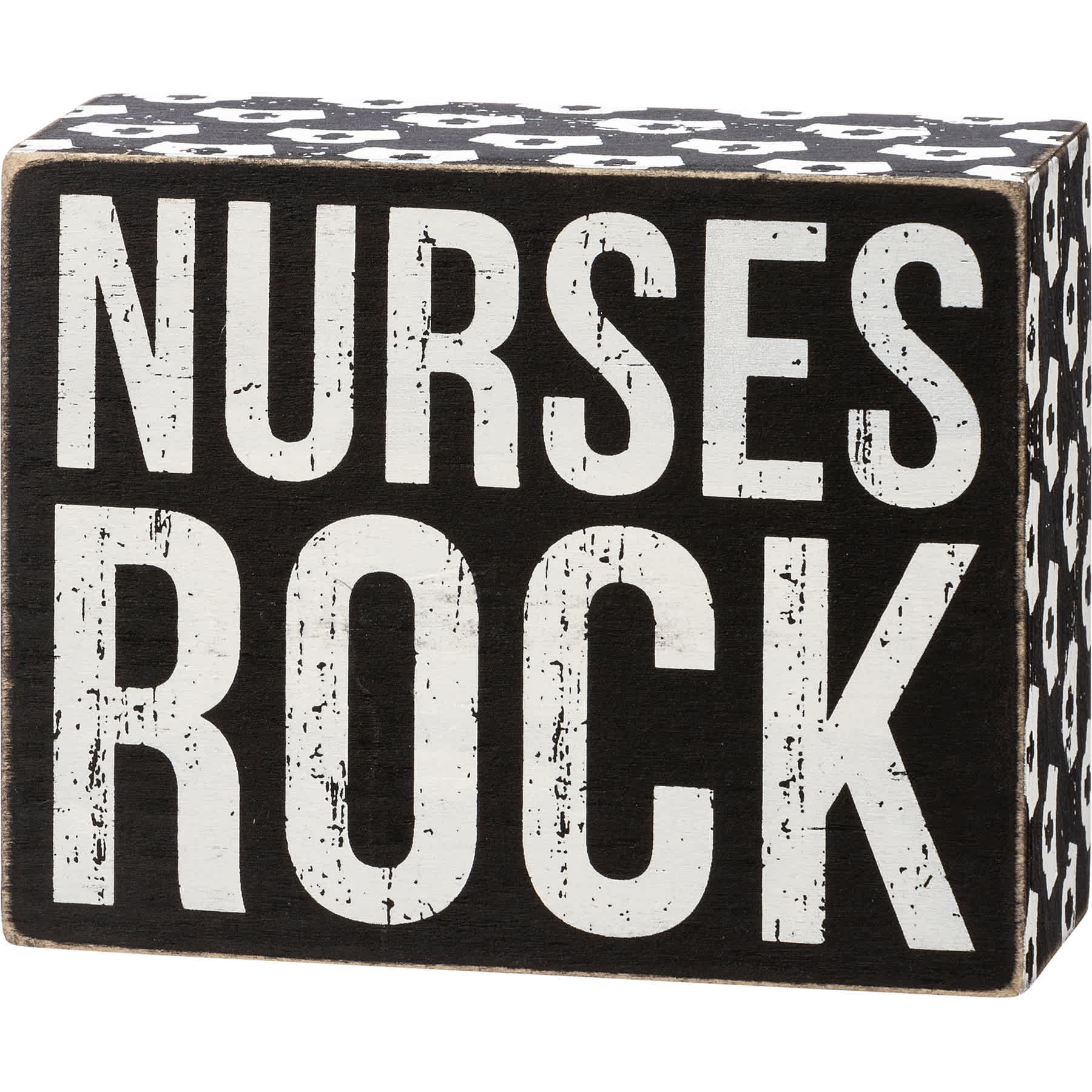 Box Sign Nurses Rock - Box Sign- Nurses Rock Measures 5"x4"