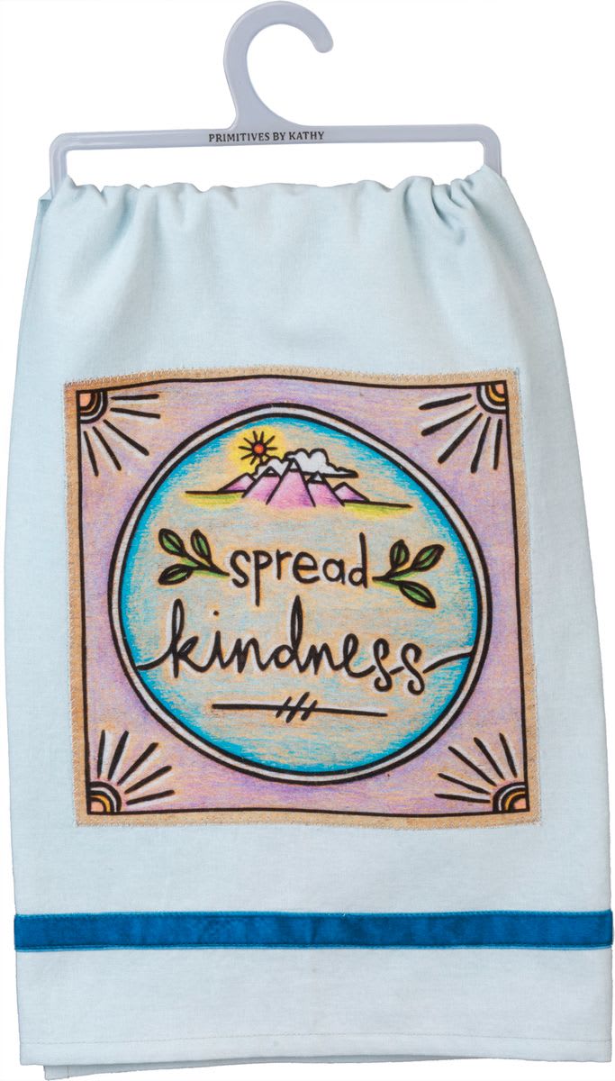 Tea Towel, Spread Kindness Kitchen Towel - Spread Kindness Kitchen Towel