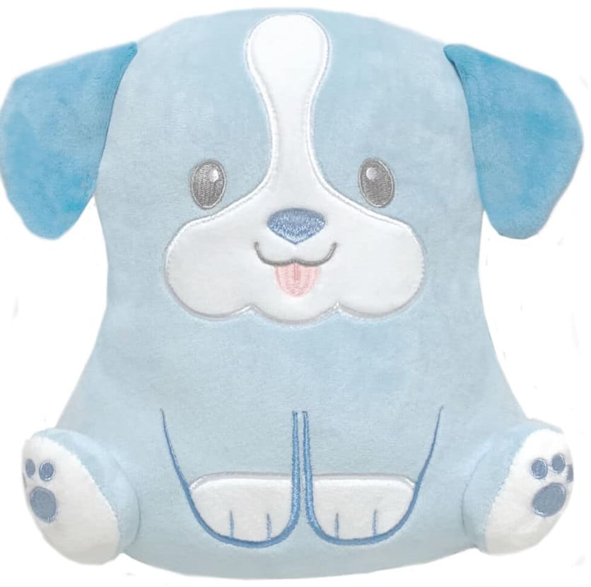 First and Main Dreampuffs Blue - 10" Dreampuffs blue puppy, suitable to add on as a gift for a baby boy or birthday