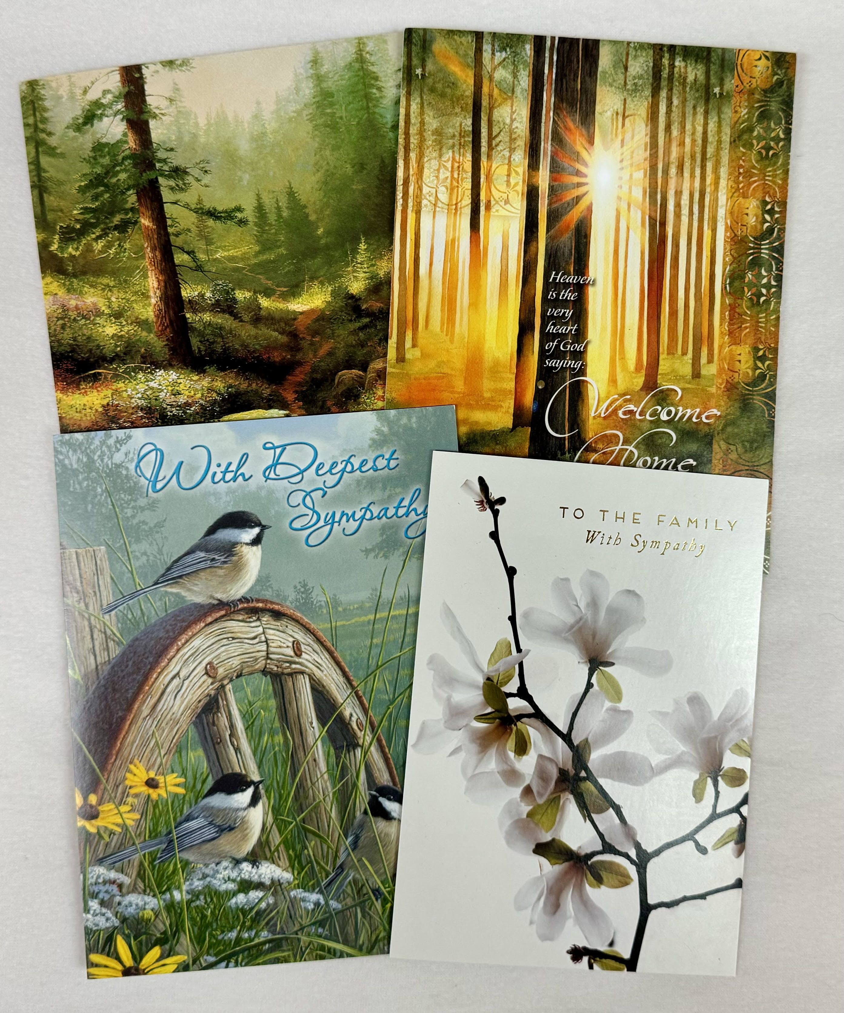 Leanin' Tree Sympathy Cards - A selecton of Leanin' Tree sympathy cards for all types of bereavement. Let us know what kind of sympathy card you would like and we will do our best to select the right one for the occassions.
