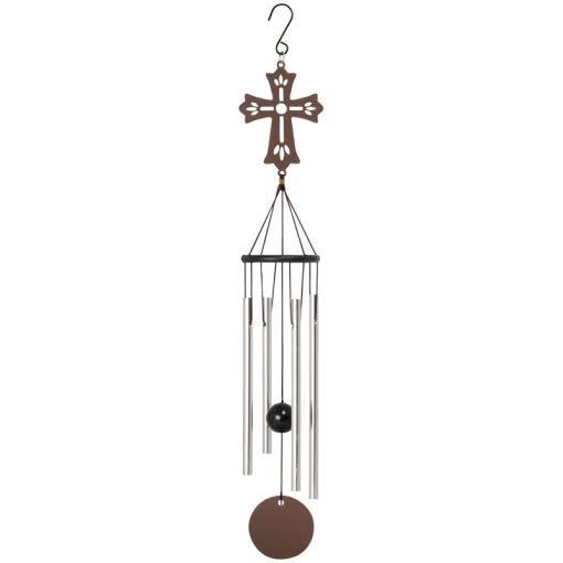 14" Mini Cross Chime - Carded Mini chimes with solid rods offer a quality sound for a low price point