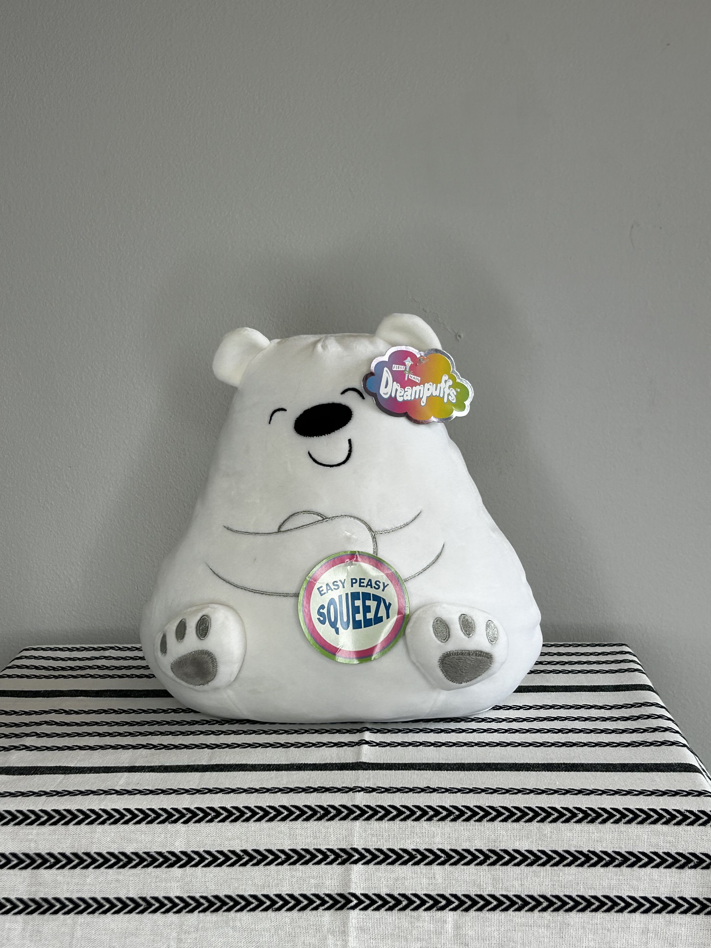 First and Main Polar Bear Dreampuff Stuffy - Polar bear stuffed animal