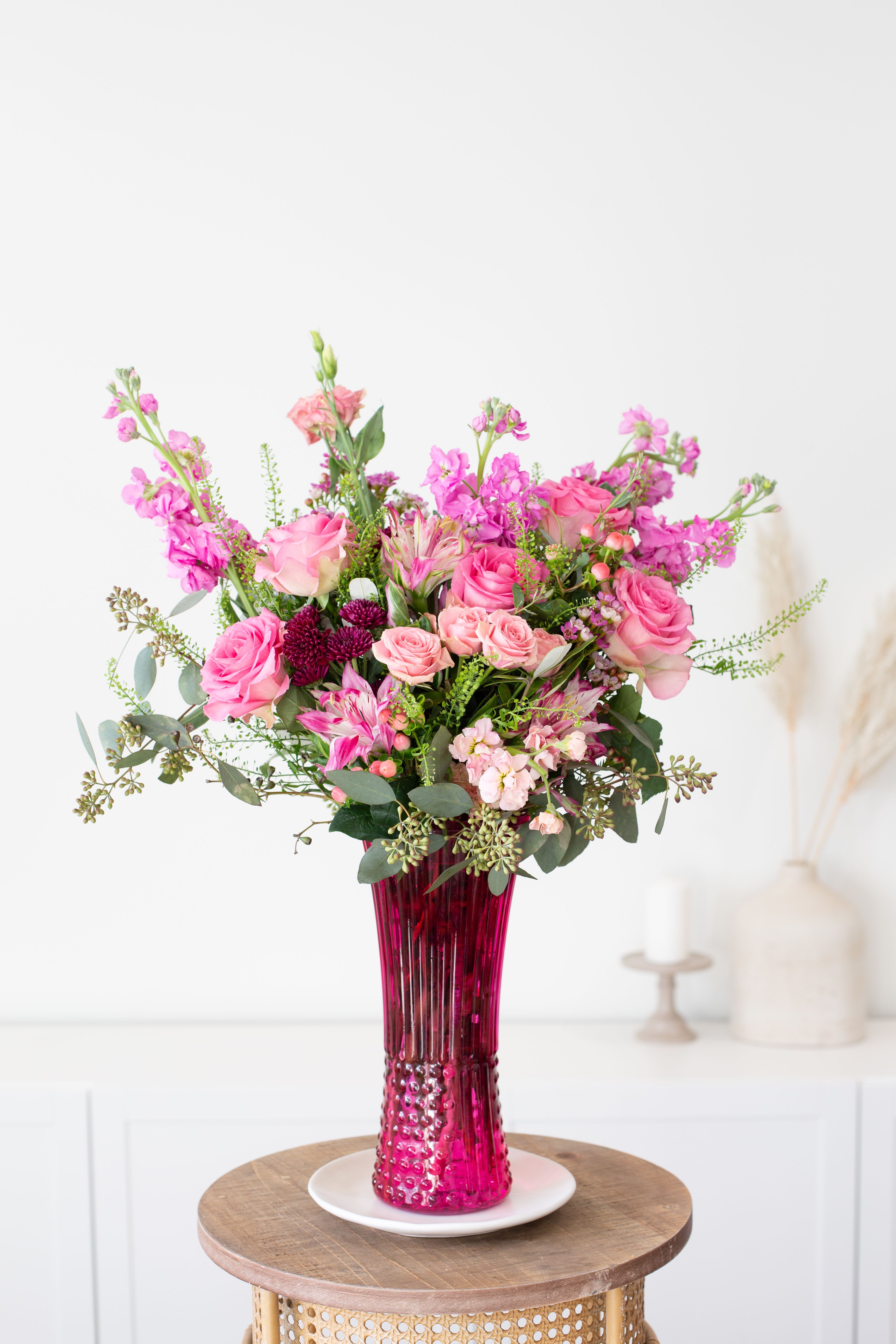 Raspberry Cream Bouquet - A valentine's day delight