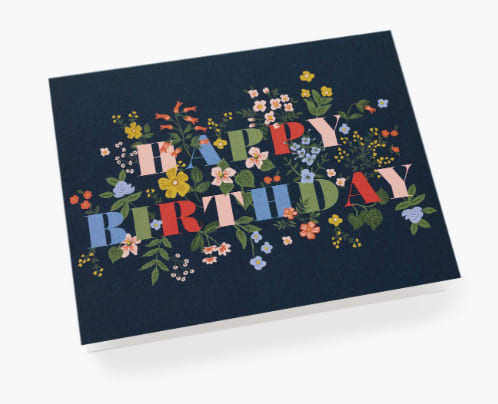 Happy Birthday Bloom - Send your favorite someone a thoughtful message with one of our festive greeting cards. Blank interior.