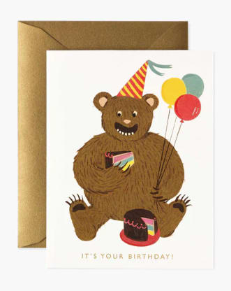 It's Your Birthday! - Send your favorite someone a thoughtful message with one of our festive greeting cards. Blank interior.