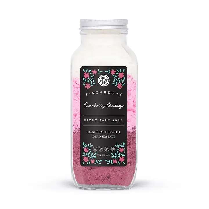 Finchberry Fizzy Bath Soak - Our fizzy bath soak combines the effervescence of bath bombs with the therapeutic benefits of Dead Sea salt for a truly magical experience.