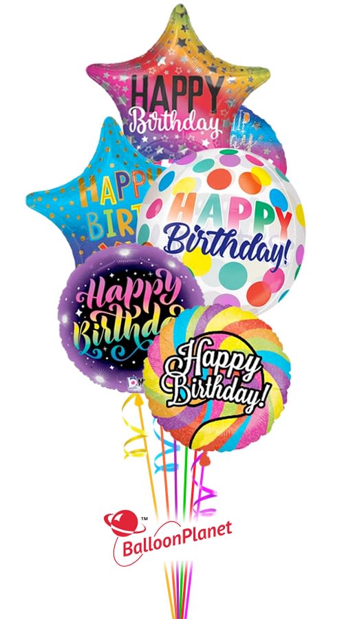 Birthday Mylar - Happy birthday mylar balloons