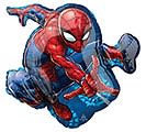 28" Spiderman Mylar - A larger-than-life Spider-Man foil balloon makes a bold statement for a child's birthday party or superhero-themed celebration - a playful 28" Spiderman Mylar that instantly reads "party" the moment they walk in. This action-pose balloon, rendered in vivid red, blue, and black comic-style graphics with bright white eye shapes, brings energetic, kid-friendly fun to a centerpiece or gift bundle and pairs well with balloons and flowers for a themed arrangement.  Designed as a foil hard good, the 28" size gives strong visual impact on its own or tied to a small floral accent or weight to create a coordinated presentation. The crouching superhero pose and glossy finish catch light and attention, making the recipient feel celebrated and excited. Ideal for a child's birthday or themed event, this balloon is ready to ship inflated or flat per delivery options - include it with your floral order to create a memorable, themed surprise.
