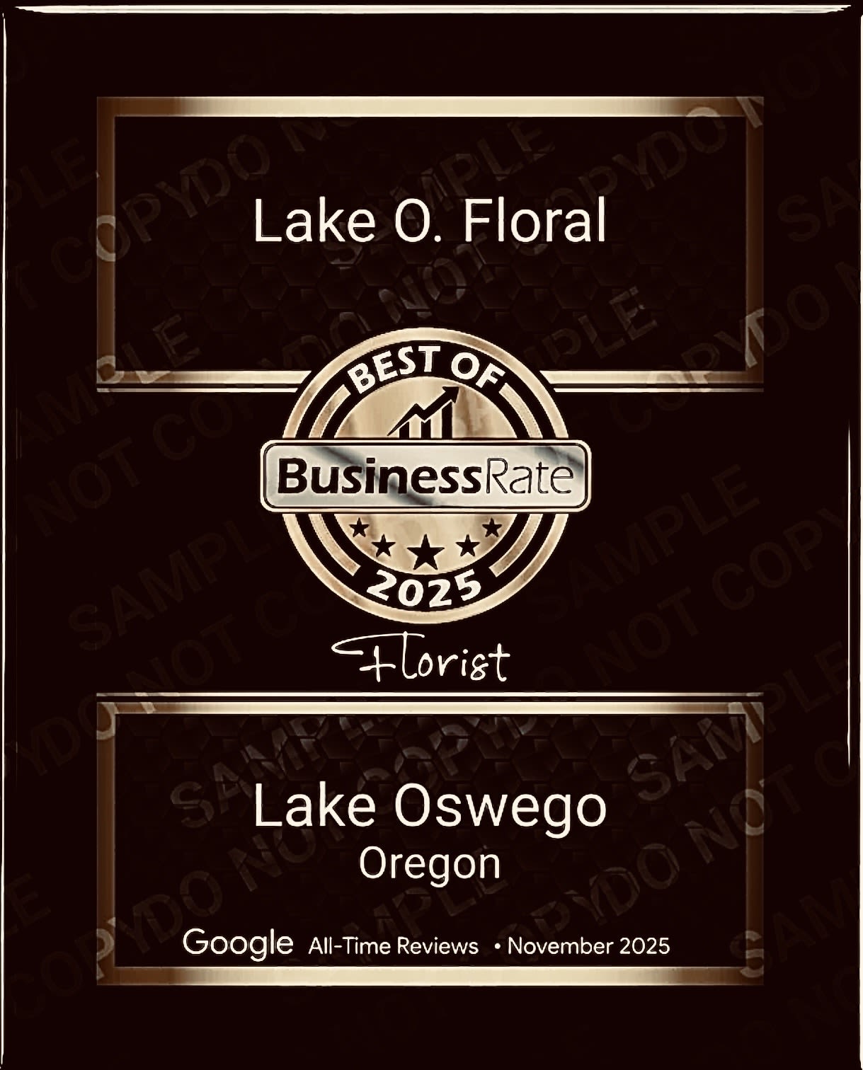Awards  - Thank You - we truly appreciate the opportunity to work with you ! Thank you Lake Oswego ,Thank You ,Oregon and Thank You ,Washington.