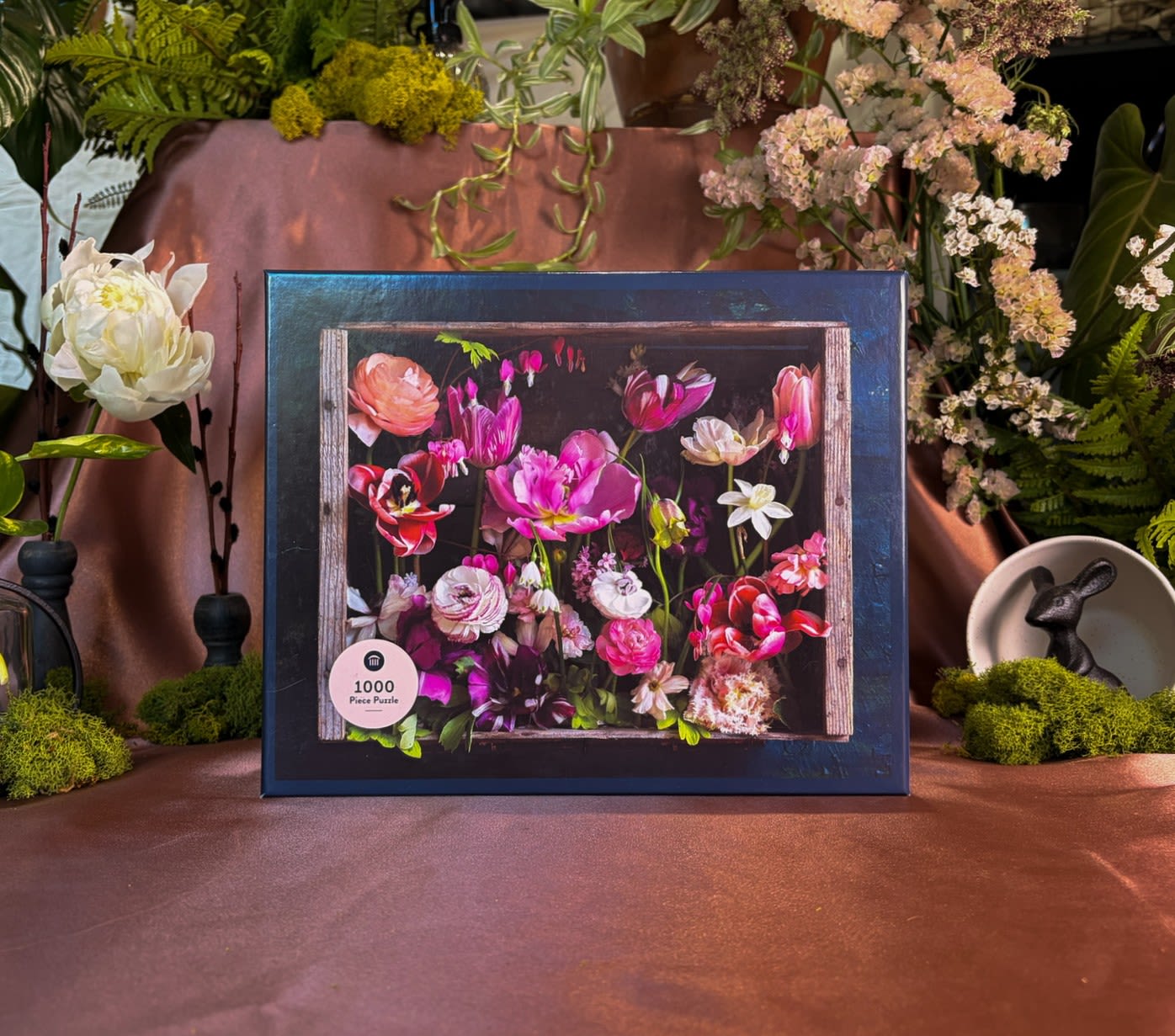 Tulip and Ranunculus Puzzle  - 1,000 Piece Tulip and Ranunculus Puzzle