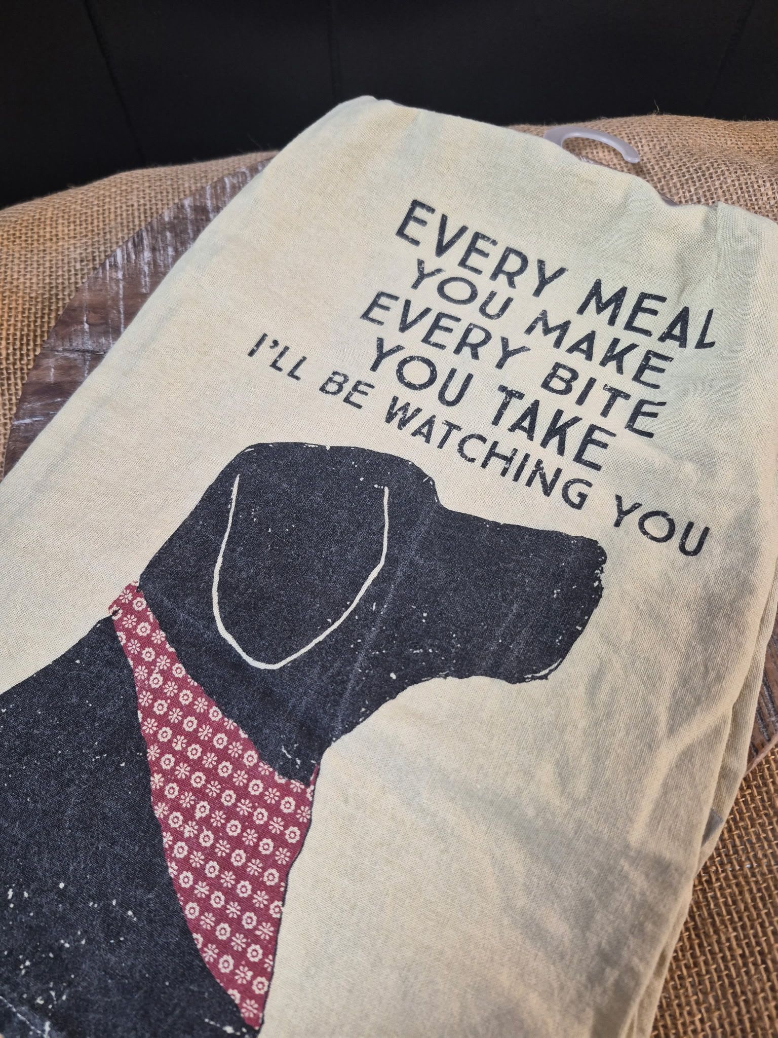 Every Bite Kitchen Towel - Perfect gift for dog lovers - 27" x 27"