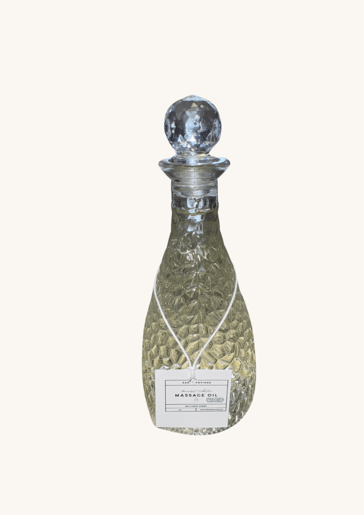 Baccarat Massage Oil - Our Famous Massage oil is handmade at Earth Potions. Perfect for a gift. 