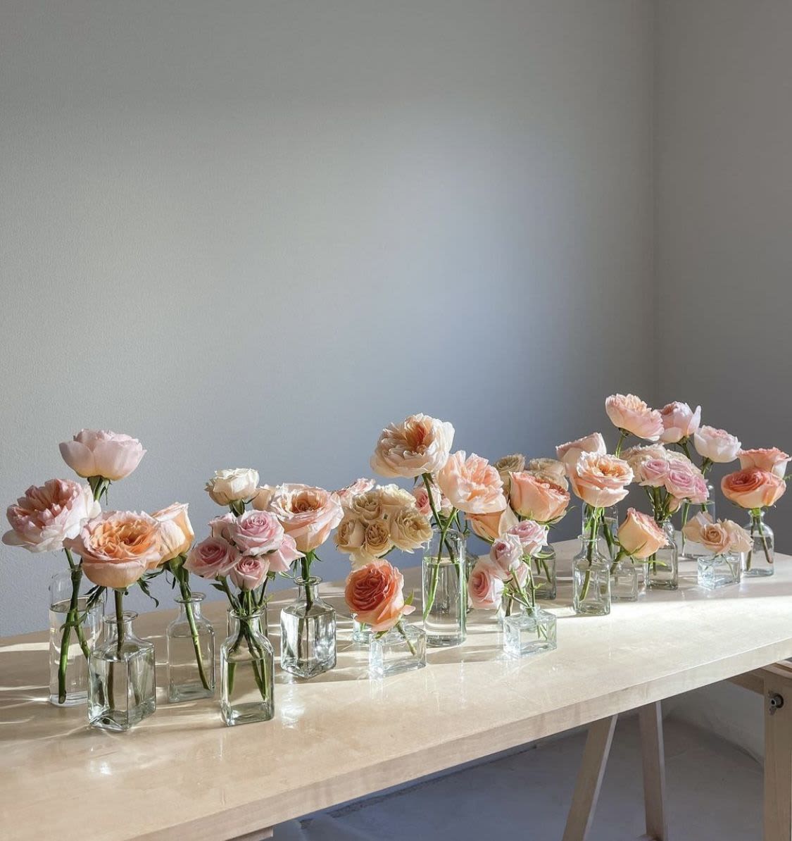 Bud vase set - Set of 12 bud vases, perfect for decorating any occasion!  Just let me know your preferred colors while you place your order.