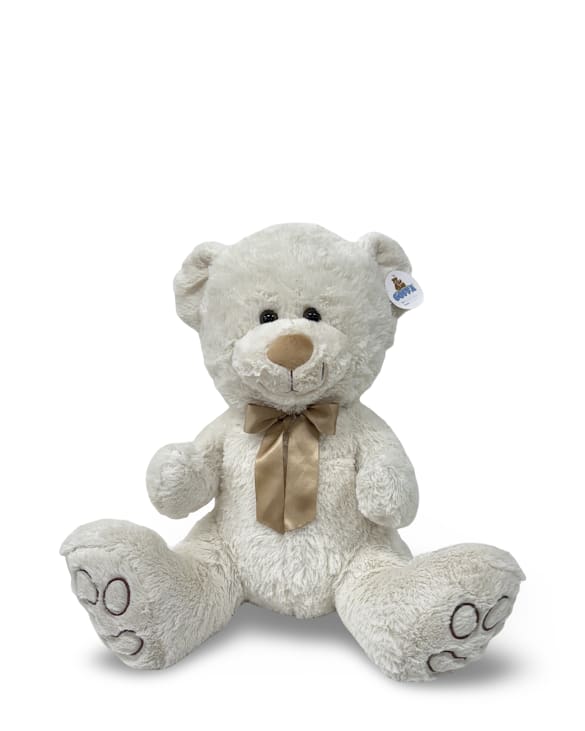 18" Cream Bear Plush - Select this adorably huggable friend ready for playtime!