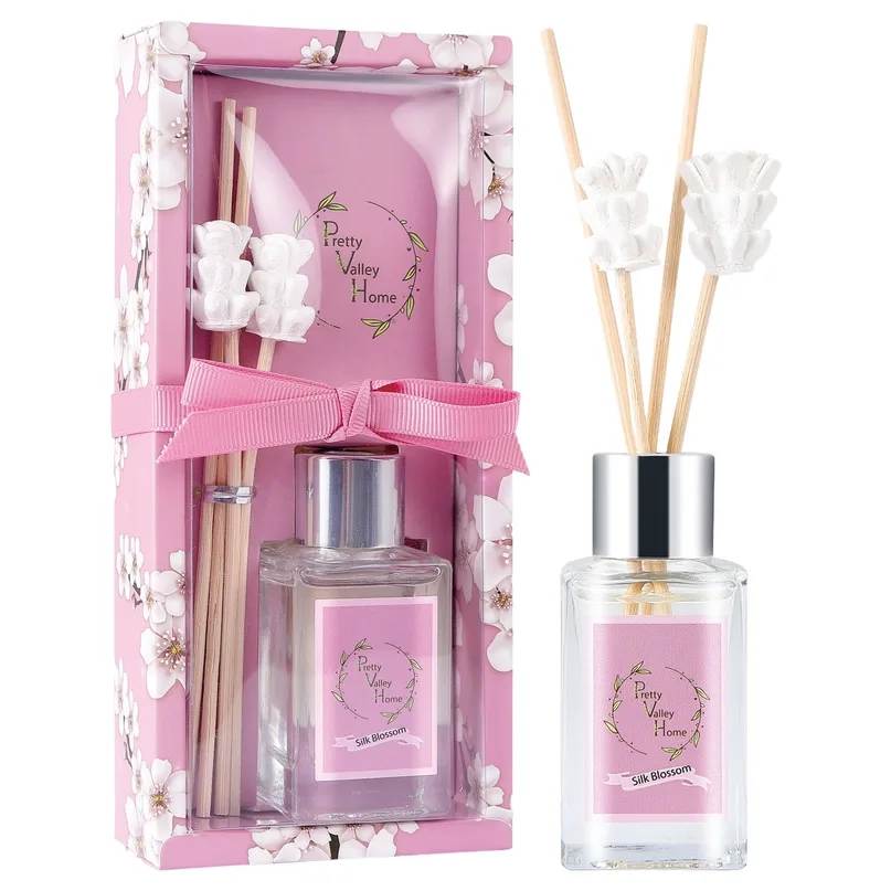 Silk Blossom Diffuser   - Mini Ceramic Diffuser 30ml/1.01 Fl Oz