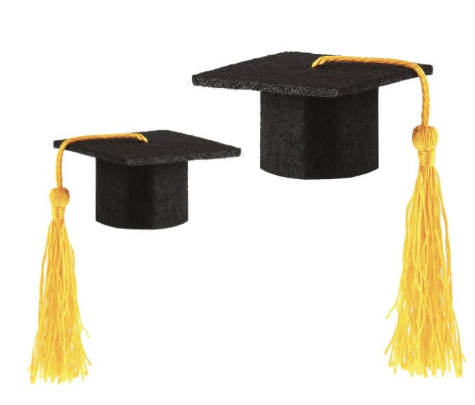 Mini Graduation Hat  - Add a mini Graduation Hat to any arrangement or bouquet 