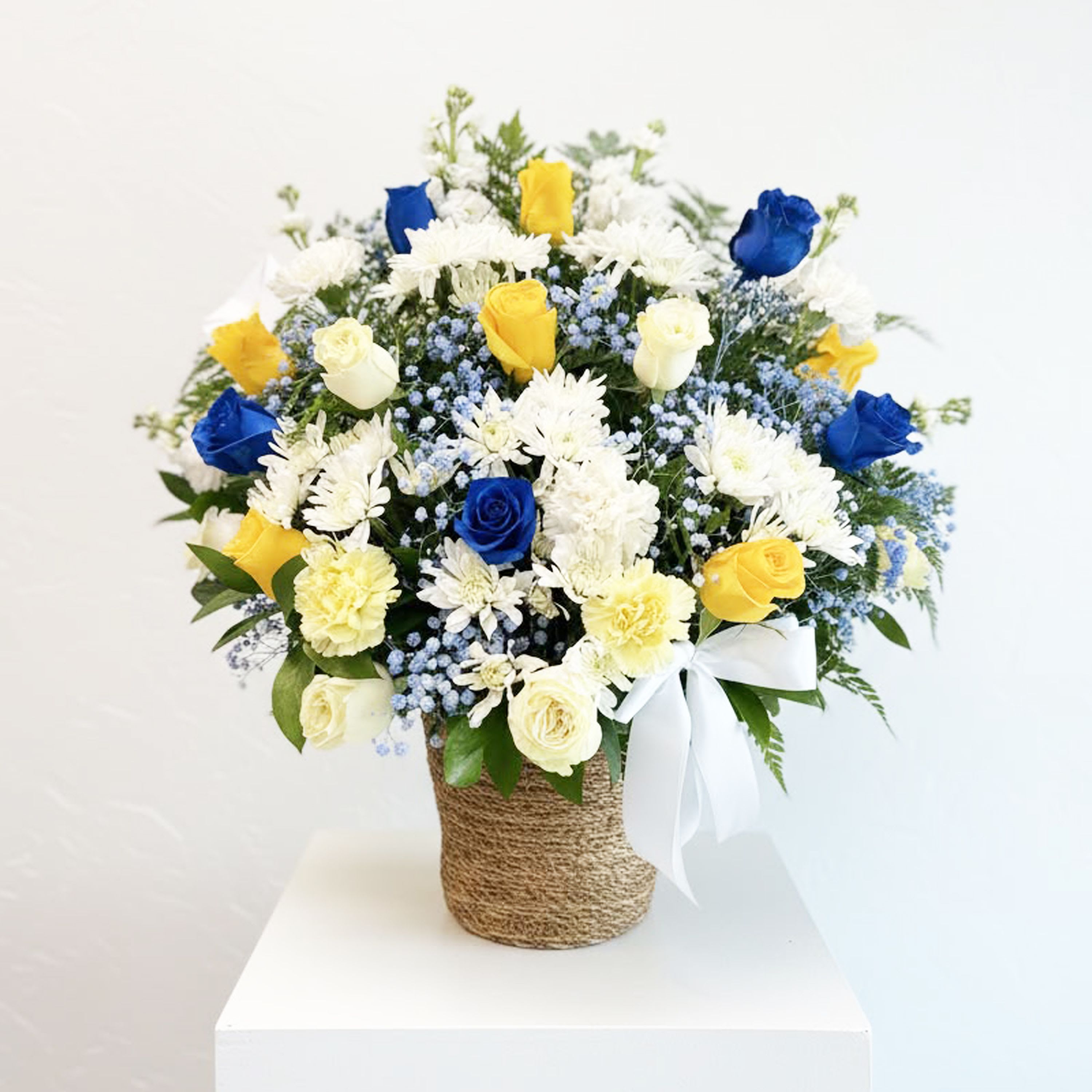 Large Funeral Basket  - Funeral basket arrangement 